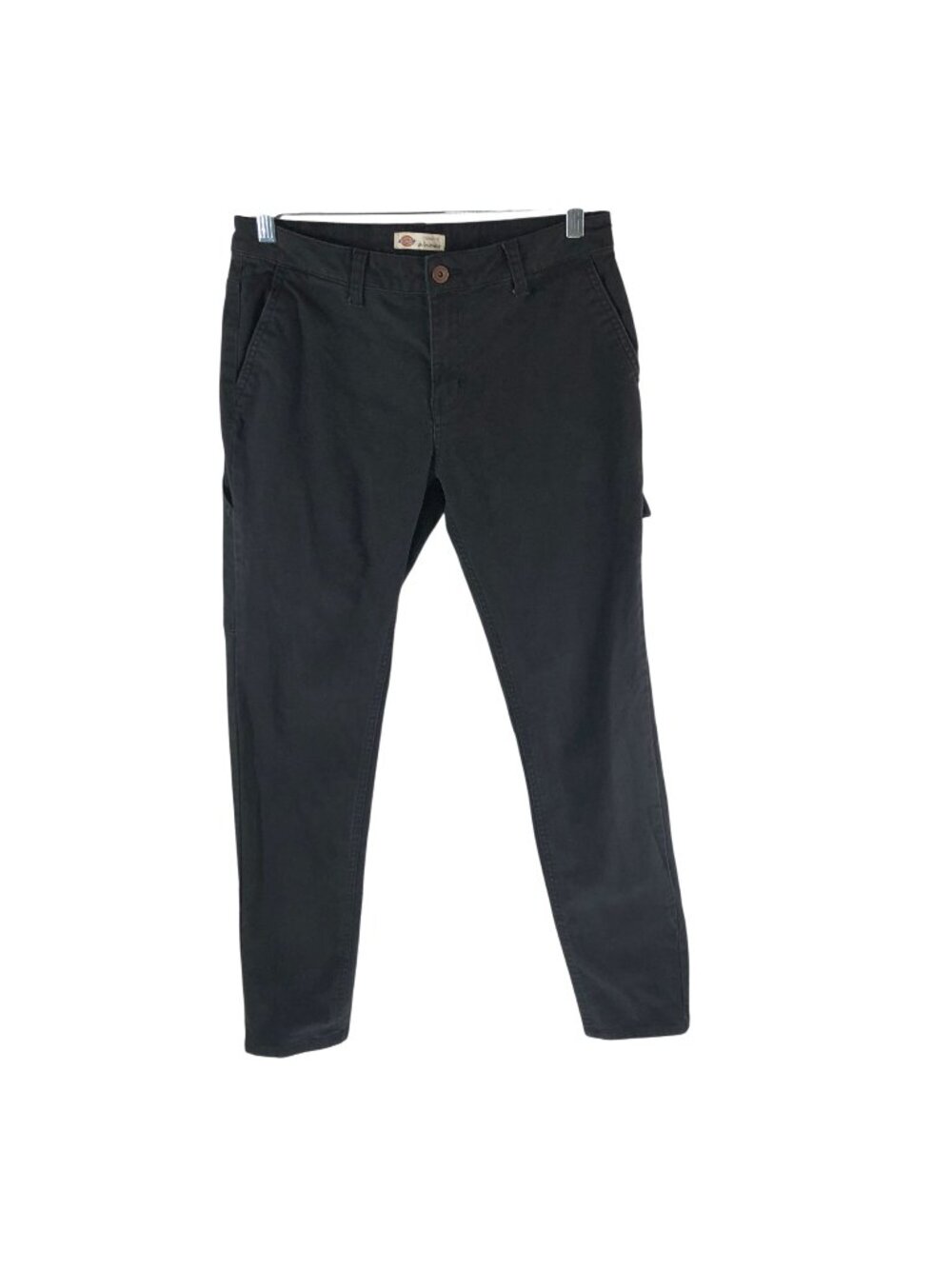 Dickies Womens Black Canvas Carpenter Pants Size 6R Cotton Blend Workwear